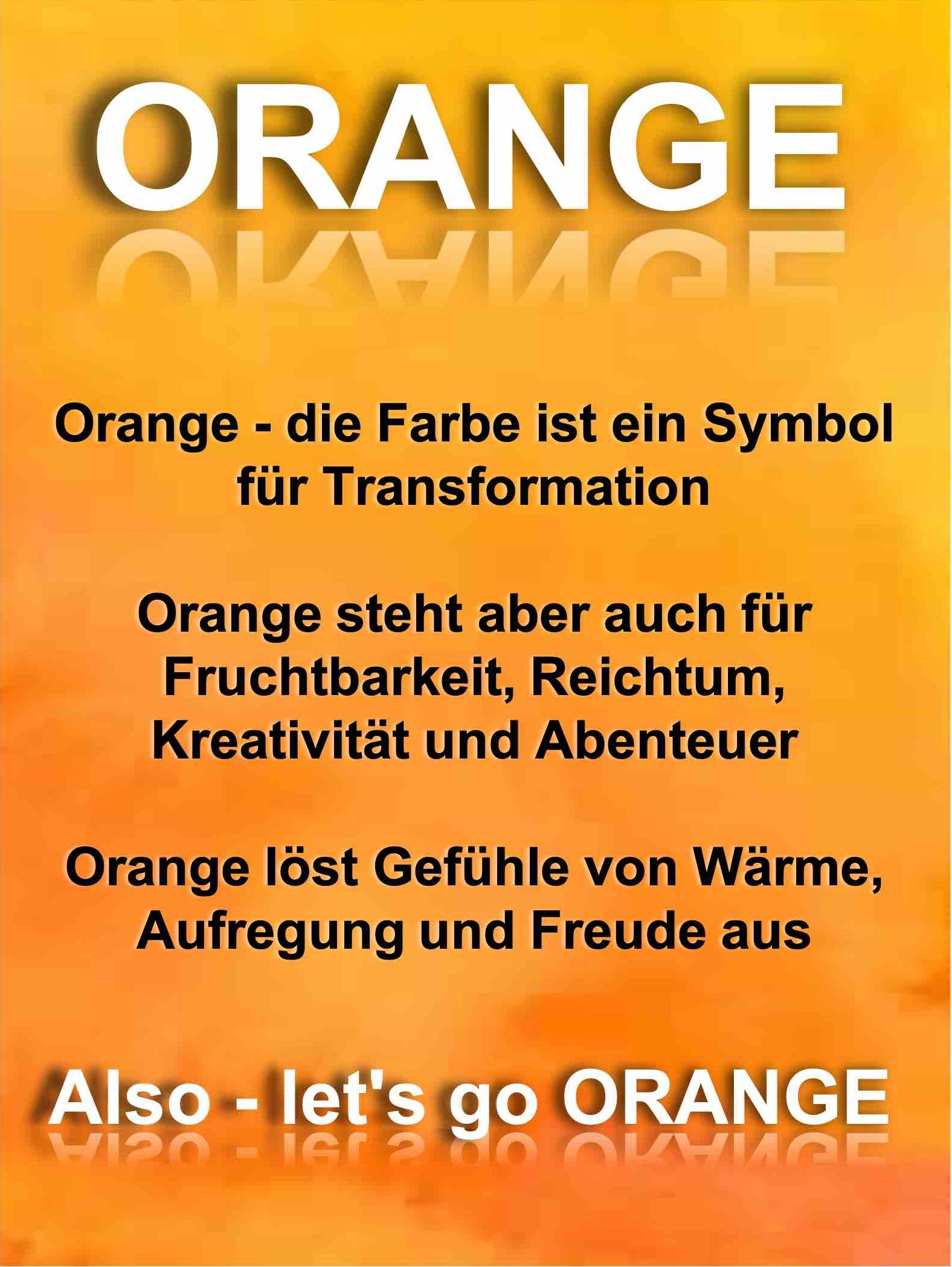 Wirkungsweise Farbe Orange