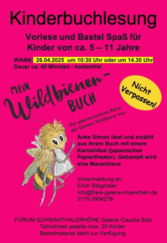 Lesung Bienenbuch